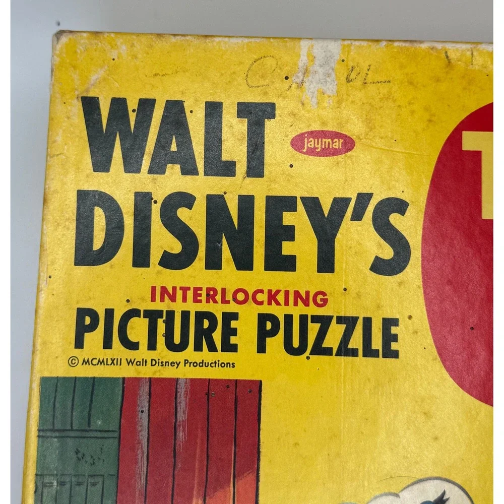 Vintage‎ Walt Disney Picture Puzzle Jaymar Dr Von Drake 100 Pieces MCMLXII
